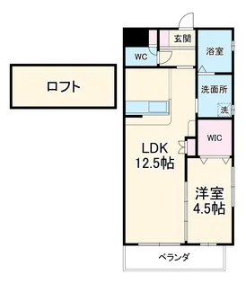 アメニティ垣戸【401号室】の間取り