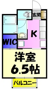 サンドエル【2階】の間取り