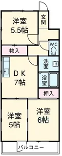 陽光マンション【401号室】の間取り