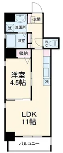 K CLASSY IZUMI【7階】の間取り