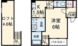 リヴェール森下【2階】の間取り