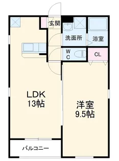 グランレーヴ大曽根Ⅱ【1階】の間取り