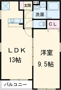 グランレーヴ大曽根Ⅱ【3階】の間取り