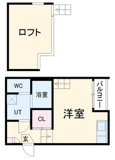 グルージャ黒門【2階】の間取り