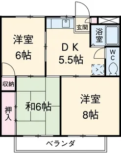 コーポサンライズ【102号室】の間取り