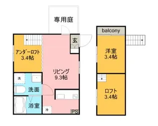 White House【1階】の間取り