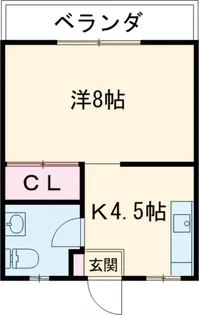 シティーハイツ内間【203号室】の間取り