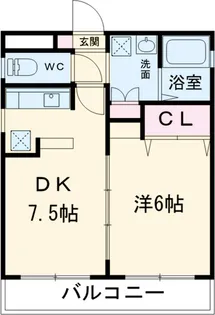 タウンコート砂田【4階】の間取り