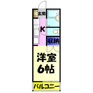 メゾンキタバラ第2【1階】の間取り