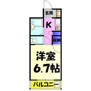 みずきコート【3階】の間取り