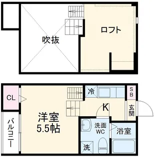 EPO園生メゾン(エポソンノウメゾン)【1階】の間取り