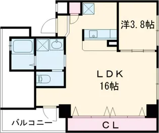 IMPACT IKU 北【2階】の間取り
