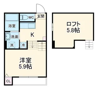 SANCTUARY【1階】の間取り