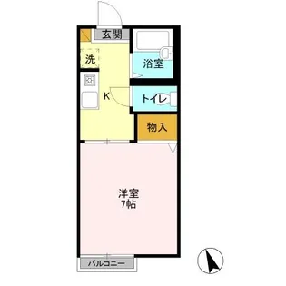 プレミールA【2階】の間取り