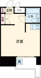 ユースフル駒沢大学【4階】の間取り