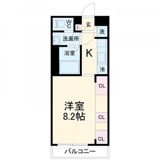 リブリ・名古屋【3階】の間取り