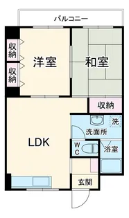 ライトヒルズ桜木【3階】の間取り