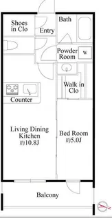 ラ・ミアカーサ東中野【4階】の間取り