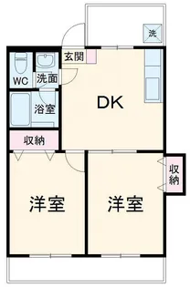 ビラホンゴウ【107号室】の間取り