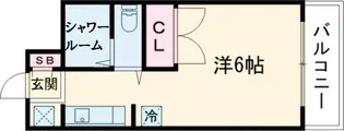 パラドール円町【3階】の間取り