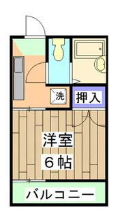 瀬戸畑ハイツ【2階】の間取り