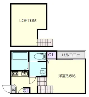 カーサさくらⅠ【105号室】の間取り