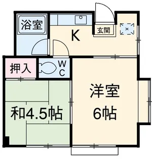 向後ハイツ【2階】の間取り
