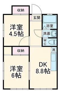 Hope Home M1【2階】の間取り