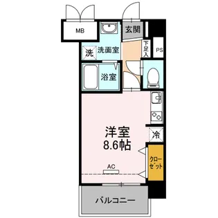 Chula Vista Casa Daido【4階】の間取り