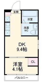 コンフォートシティ西千葉【1階】の間取り
