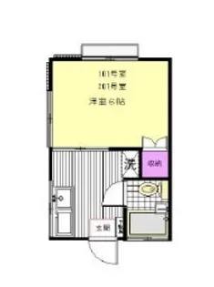 コーポジェミニ【101号室】の間取り