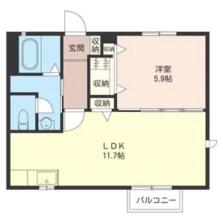 プランドールA【2階】の間取り
