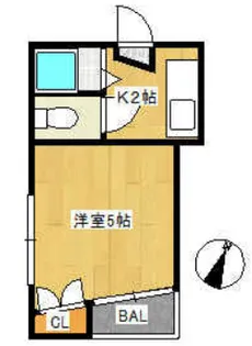 プチハウス【2階】の間取り