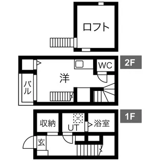 Maison Casablanca【105号室】の間取り