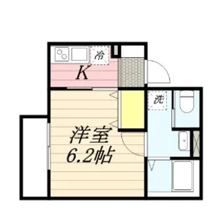 ISフィオーレ天台【1階】の間取り