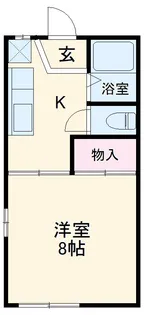 ユーケンハイツ【2階】の間取り