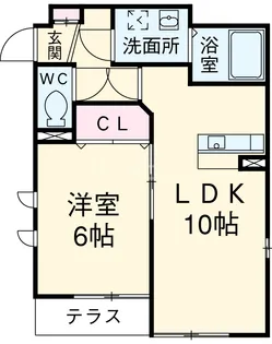 サンティール【2階】の間取り