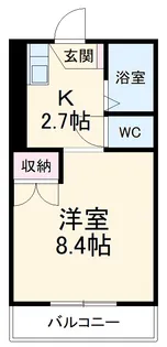ヘーベルエスパスV A棟【102号室】の間取り