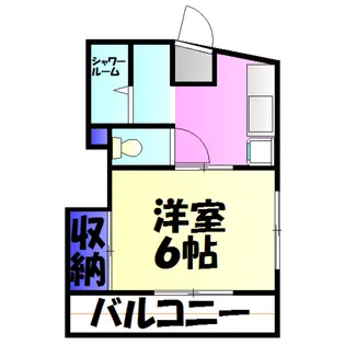 片山第二ビル【3階】の間取り