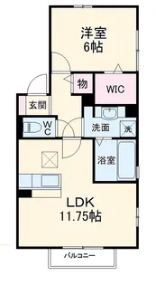 アムール天神【2階】の間取り