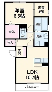 リーフ【301号室】の間取り