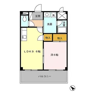 パステルサンライズ【4階】の間取り