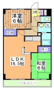 ソレイユMHN【202号室】の間取り