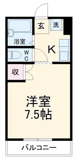 リアナ岐阜弐番館【2階】の間取り