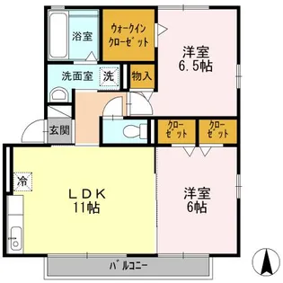 RiverEast北畑 (リバーイーストキタバタ)【2階】の間取り