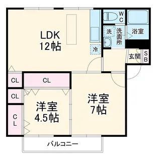 LA CASA弥富【2階】の間取り