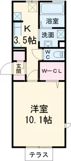 セルレア【2階】の間取り