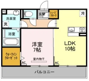 ボイス・セカンドA【2階】の間取り