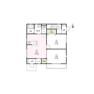 Piacere 茅ヶ崎【1階】の間取り
