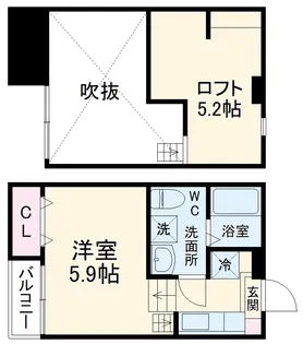 エトワール幕張【2階】の間取り